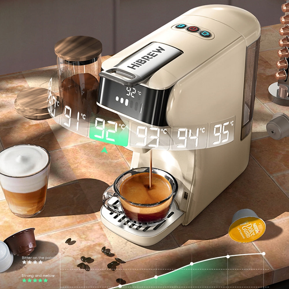 CAPSULE COFFEE MAKER FOR UNIVERSAL 20BAR PROGRAMMABLE ADJUSTABLE Packaging status original