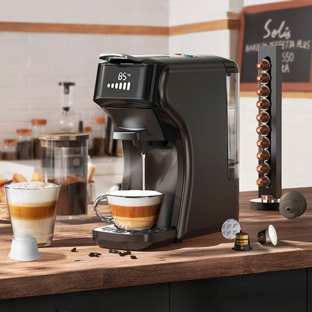 CAPSULE COFFEE MAKER PROGRAMMABLE ADJUSTABLE TEMPERATURE AND VOLUME Manufacturer code EKSPRES DO KAWY NA KAPSUŁKI