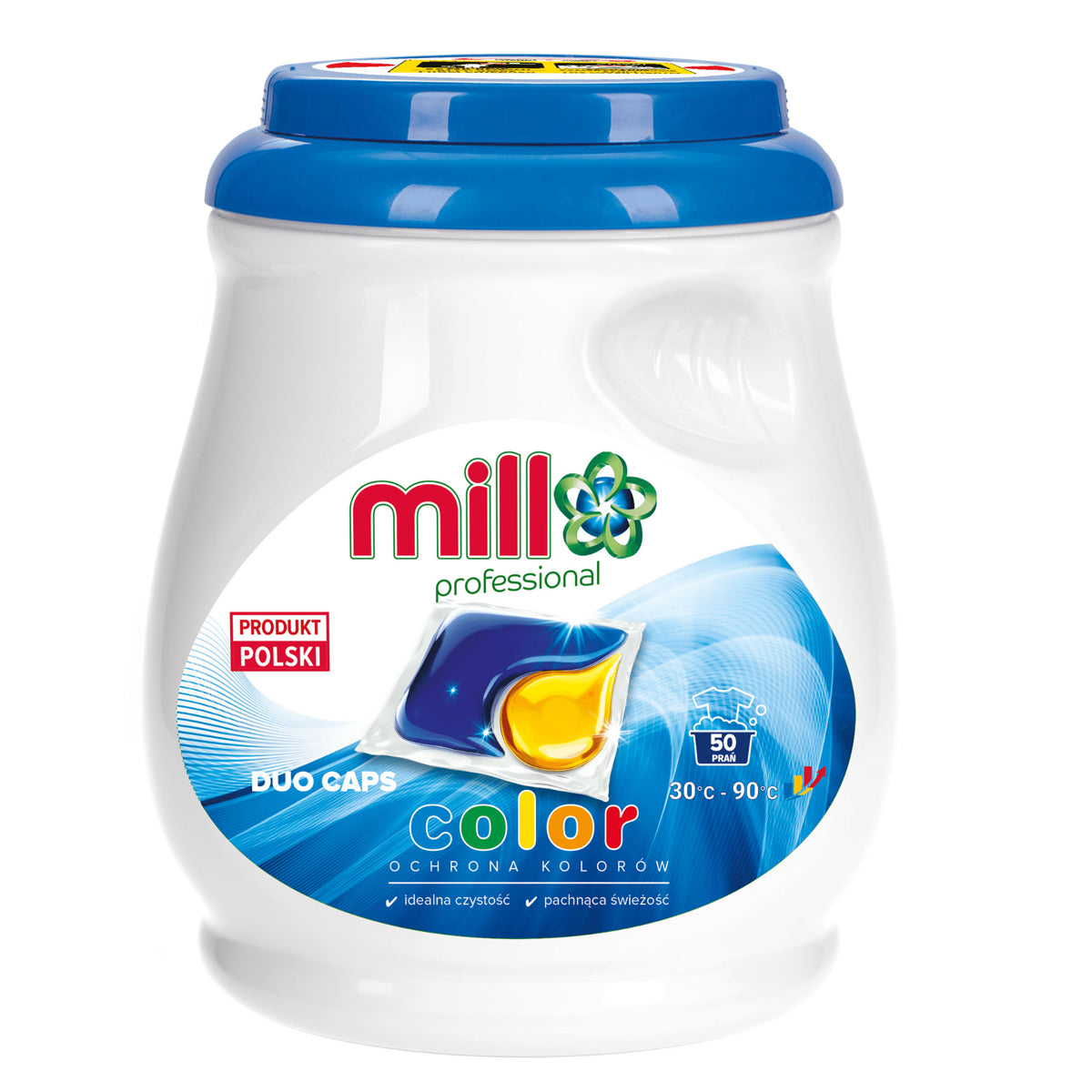 CAPSULES FOR WASHING COLORED CLOTHES COLOR PROTECTION MILL DUO CAPS 50PCS