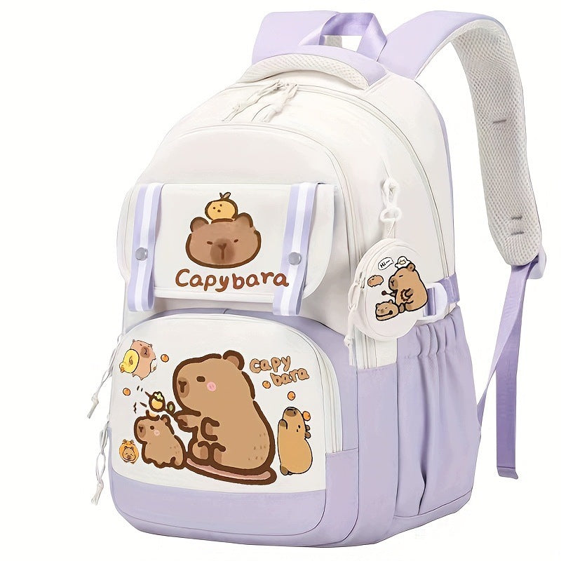 CAPYBARA BACKPACK SCHOOL SATCHEL A4 LARGE CLASS 1-6 Brand no brand