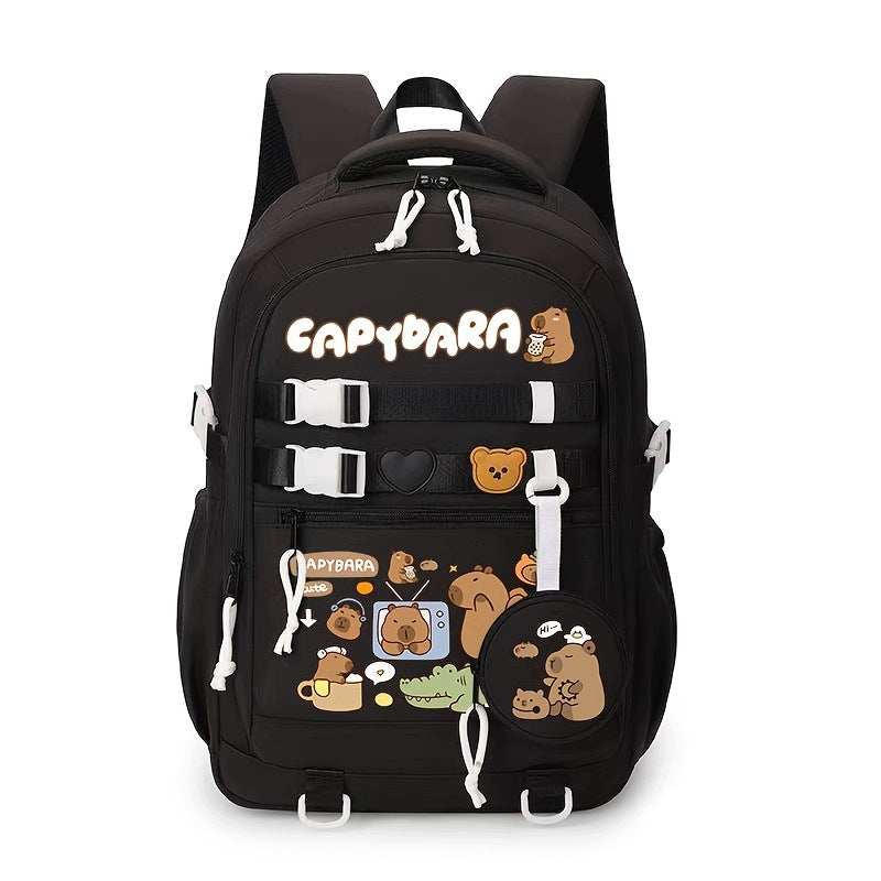 CAPYBARA BACKPACK SCHOOL SATCHEL A4 LARGE CLASS 1-6 Brand no brand