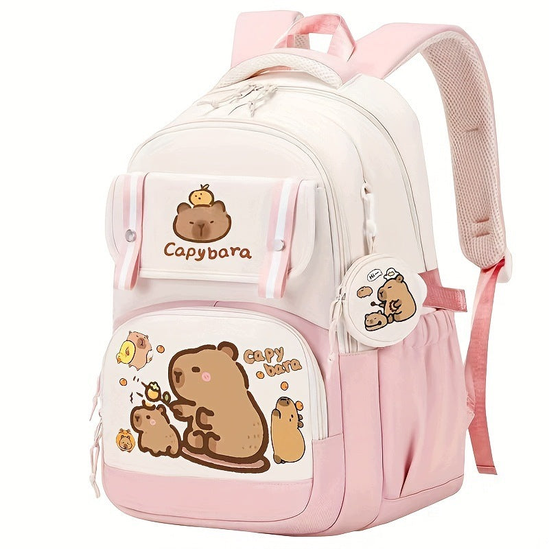 CAPYBARA BACKPACK SCHOOL SATCHEL A4 LARGE CLASS 1-6 Packaging status original