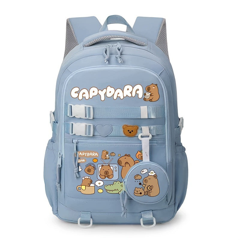 CAPYBARA BACKPACK SCHOOL SATCHEL A4 LARGE CLASS 1-6 Packaging status original