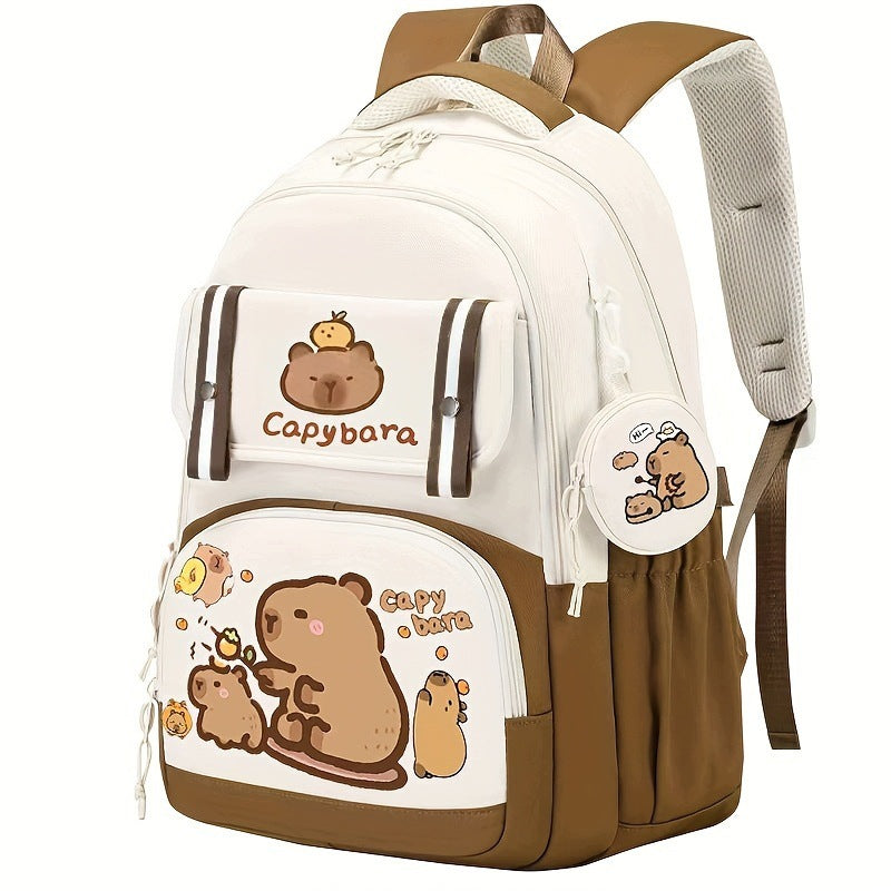 CAPYBARA BACKPACK SCHOOL SATCHEL A4 LARGE CLASS 1-6