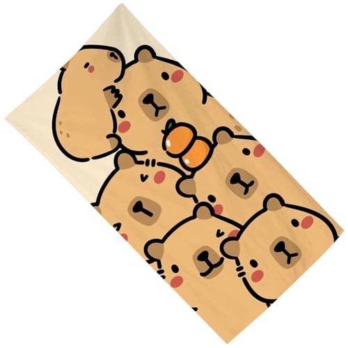 CAPYBARA BEACH TOWEL FOR KIDS MICROFIBER QUICK-DRYING FOR HOME Brand no brand