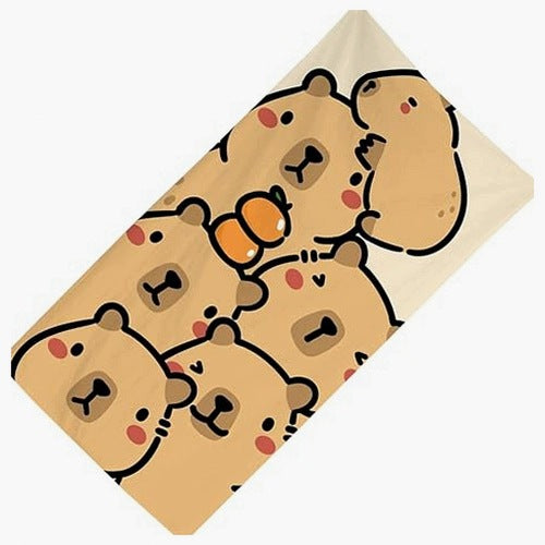 CAPYBARA BEACH TOWEL FOR KIDS MICROFIBER QUICK-DRYING FOR HOME