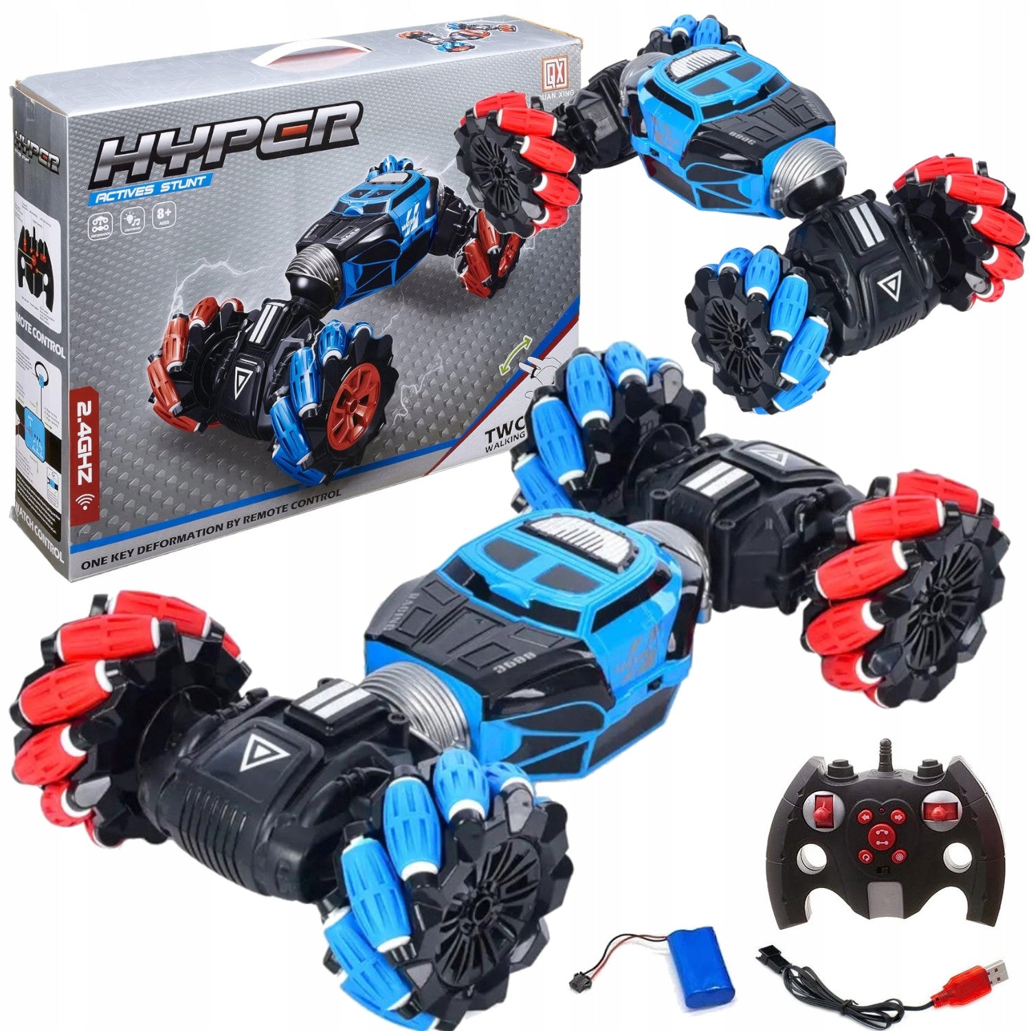 CAR 4X4 REMOTE CONTROLLED 360 AUTO STUNT CAR RC PILOT