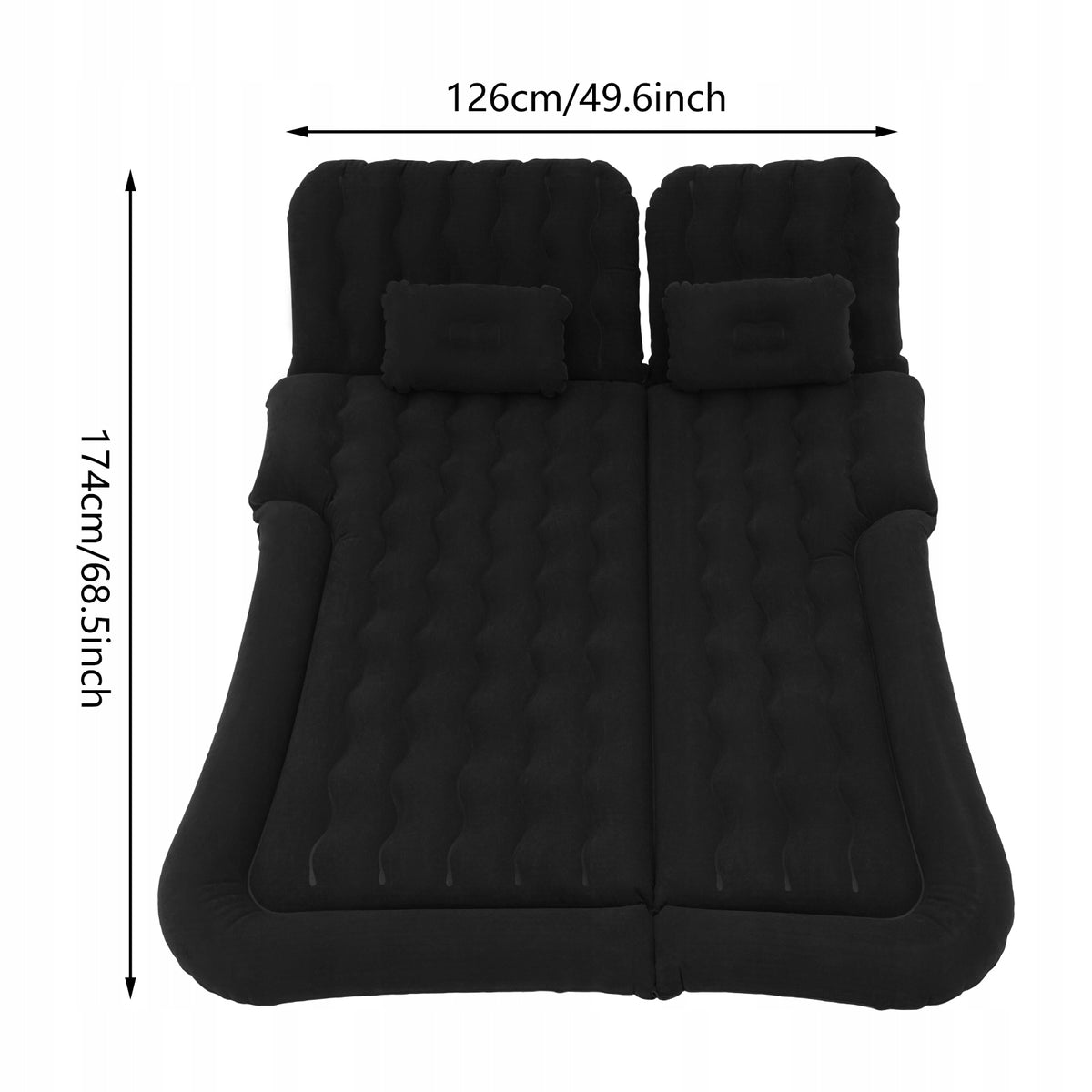 CAR AIR MATTRESS SUV INFLATABLE CAMPING SLEEPING BED BALCK WITH AIR PUMP Manufacturer code 564596