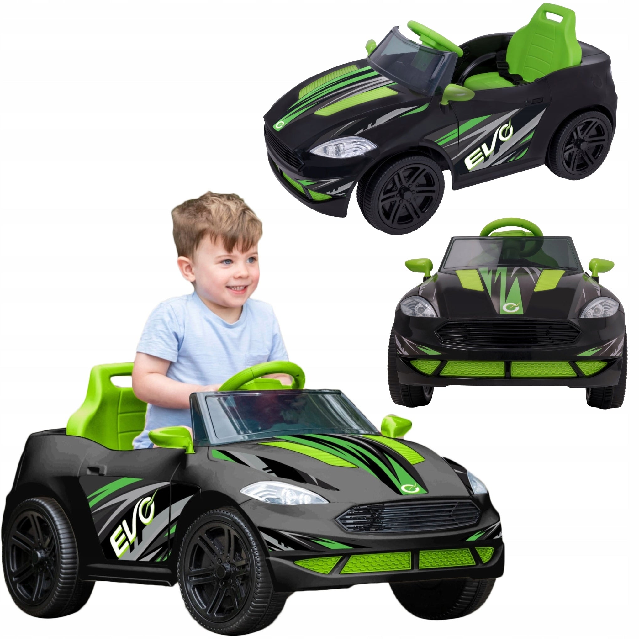 CAR BATTERY CONVERTIBLE CAR FOR CHILDREN LED LIGHTS SOUND
