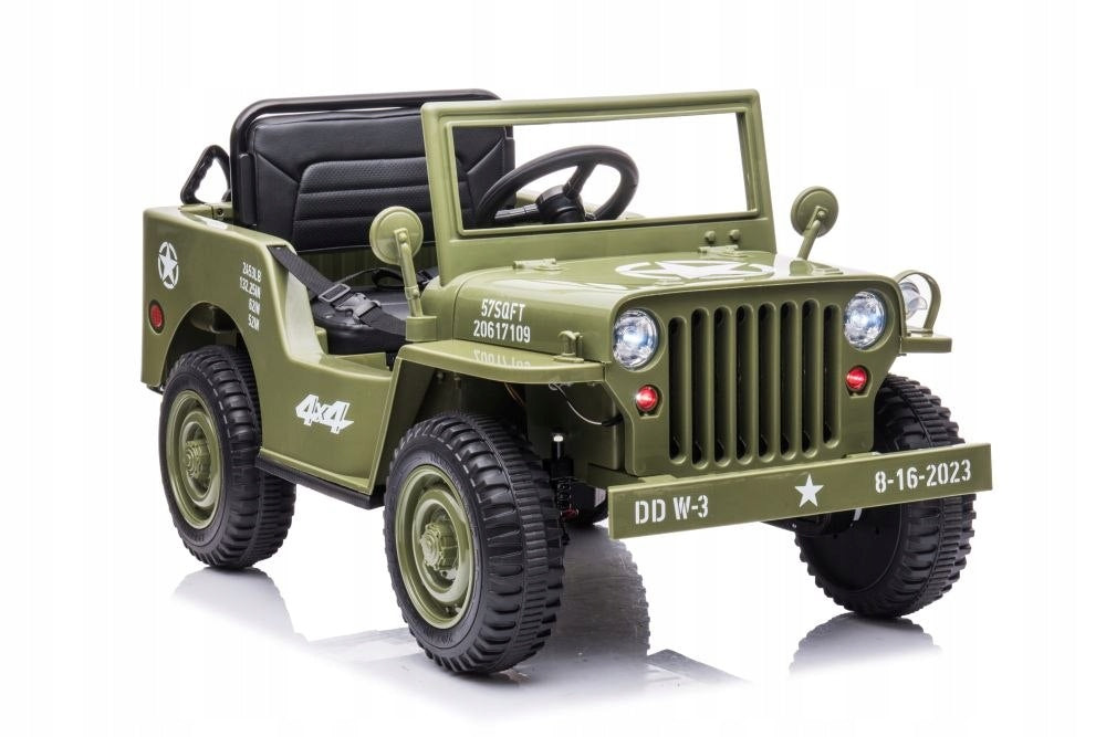 CAR BATTERY FOR CHILD JEEP JH-103 4X4 LED LEATHER EVA PILOT Packaging status original