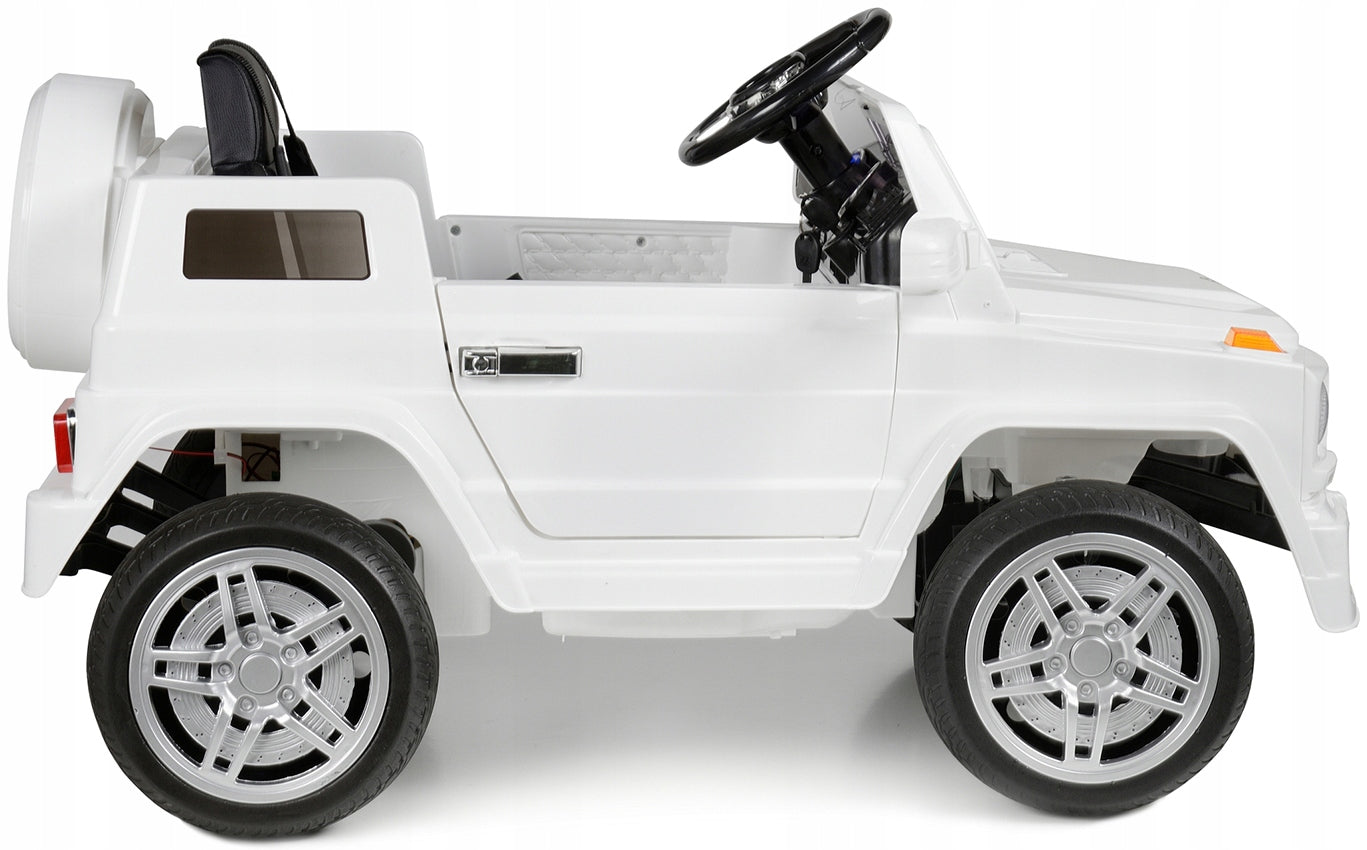 CAR BATTERY HL1058 ELECTRIC MUSIC REMOTE CONTROL WHITE CAR Kid's age 3＋ years