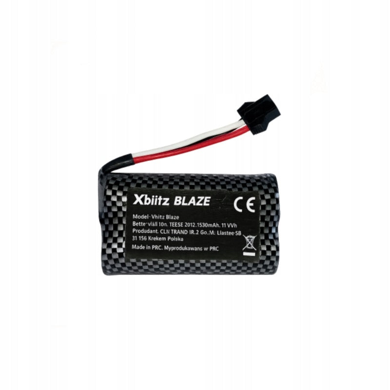 CAR BATTERY RC BATTERY 18650 Li-ion 7,4V 1500mAh Xblitz VROOM BLAZE
