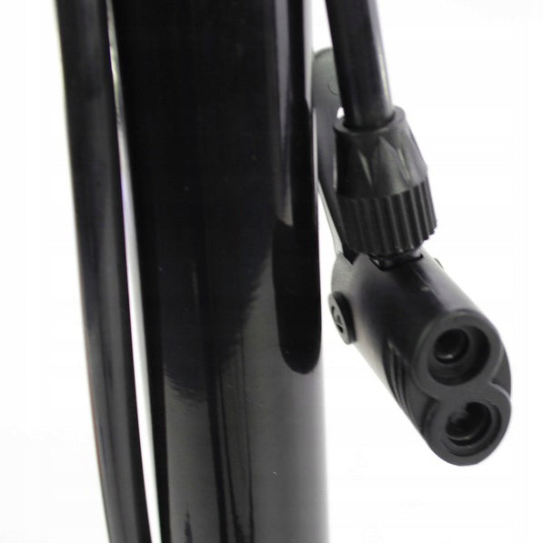 CAR BICYCLE PUMP 11 BAR FLOOR STATIONARY WITH PRESSURE GAUGE XQMAX Batteries included no
