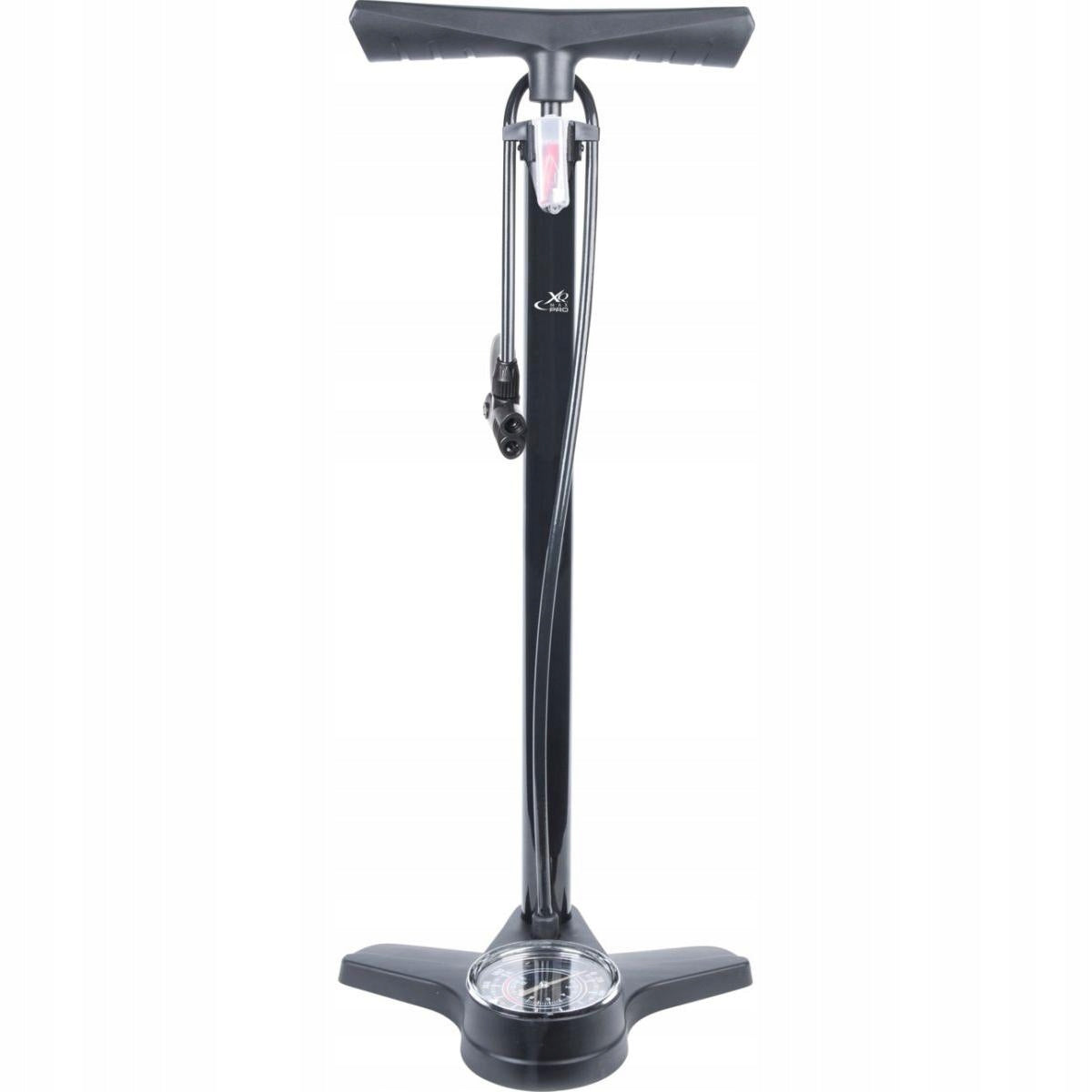 CAR BICYCLE PUMP 11 BAR FLOOR STATIONARY WITH PRESSURE GAUGE XQMAX Manufacturer code 8719407101761