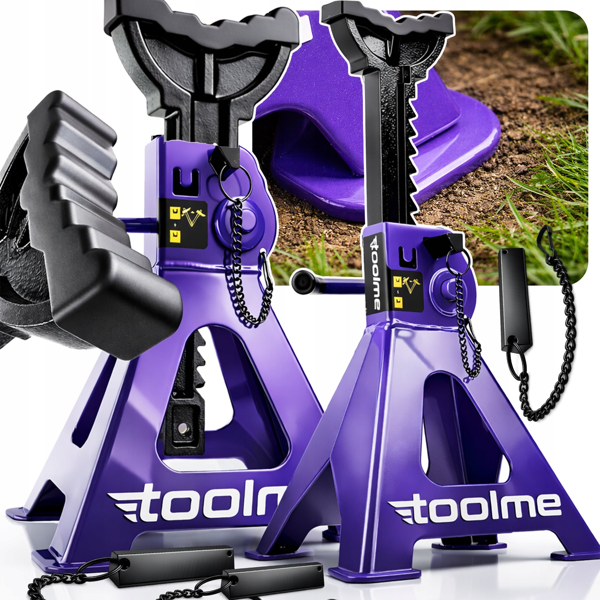 CAR BUNNIES Workshop SUPPORTS StandS LOCK 3T 2PCS tm005