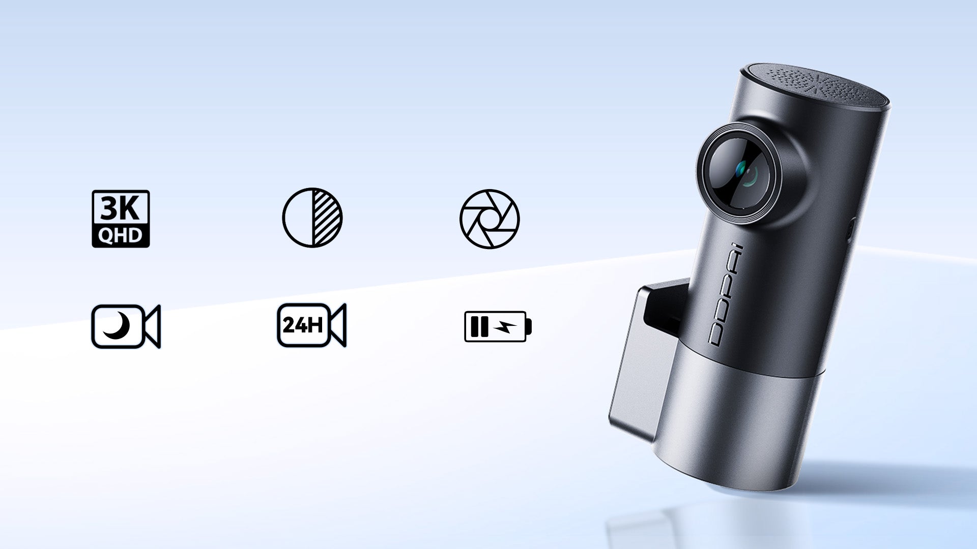 CAR CAMERA DDPAI MINI Pro 3K HDR VIDEO RECORDER ADAS NightVIS APP Packaging status original