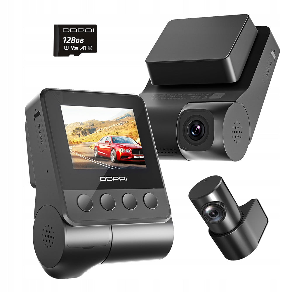 CAR CAMERA DDPAI VIDEO RECORDER Z40 Dual 1944P WIFI + 128GB