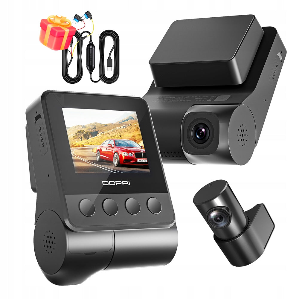 CAR CAMERA DDPAI VIDEO RECORDER Z40 Dual GPS WIFI + HARDWIRE KIT