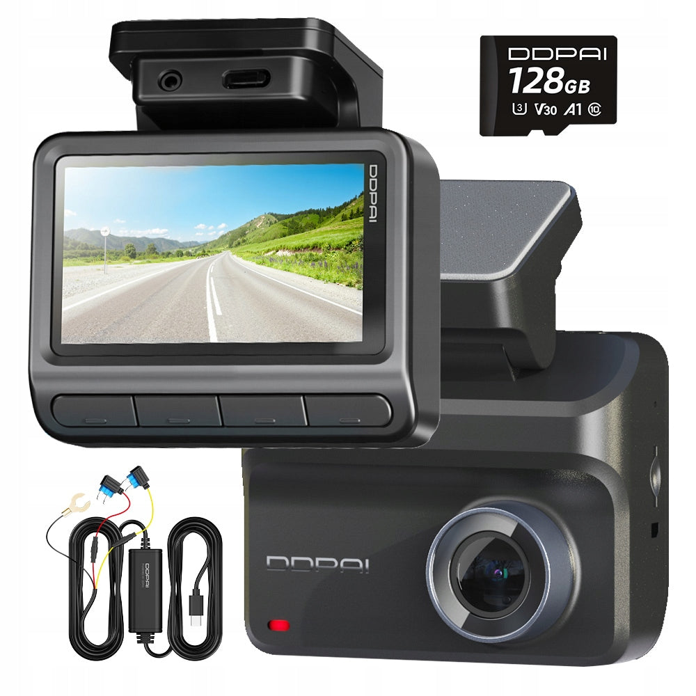 CAR CAMERA DDPAI VIDEO RECORDER Z50 Pro 4K GPS 128GB+HARDWIRE KIT