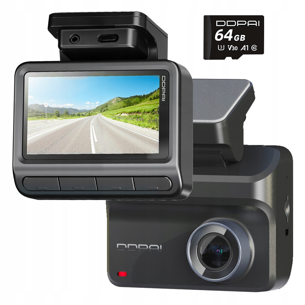 CAR CAMERA DDPAI VIDEO RECORDER Z50 Pro 4K GPS WIFI BT + 64GB