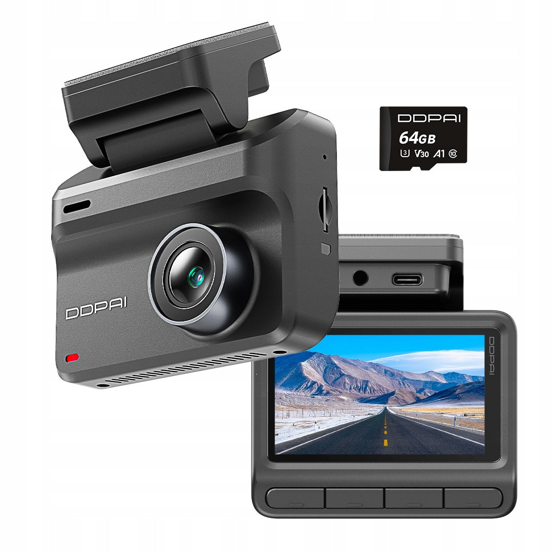 CAR CAMERA DDPAI Z50 Pro VIDEO RECORDER 4K GPS WIFI BT + 64GB