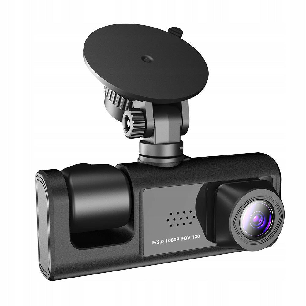 CAR CAMERA DRIVING RECORDER FRONT FHD1080P with dual lens Memory card included none