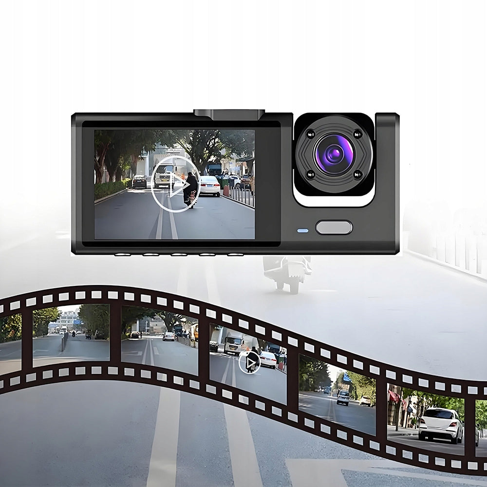 CAR CAMERA DRIVING RECORDER FRONT FHD1080P with dual lens Recording quality Full HD (1920 x 1080)