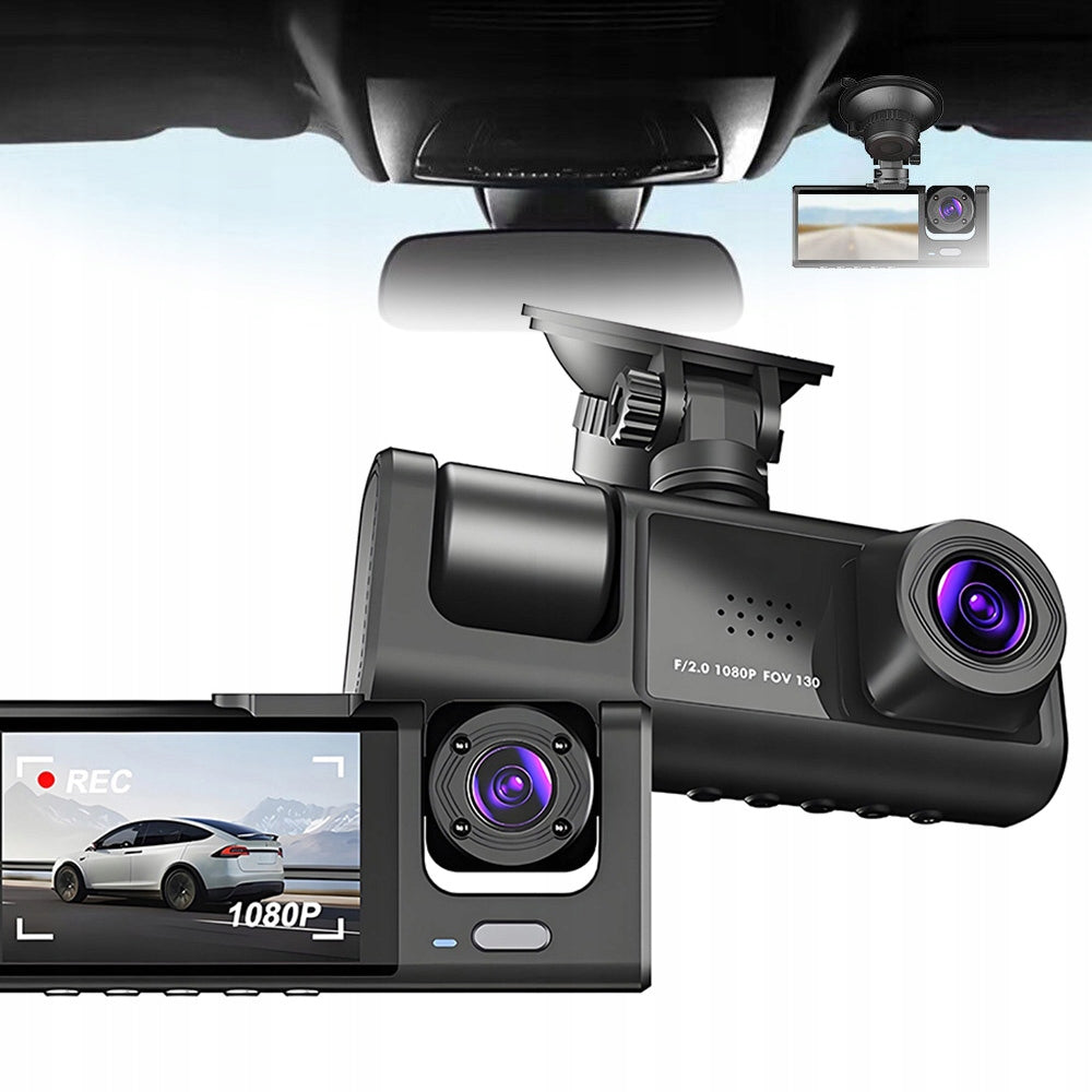 CAR CAMERA DRIVING RECORDER FRONT FHD1080P with dual lens