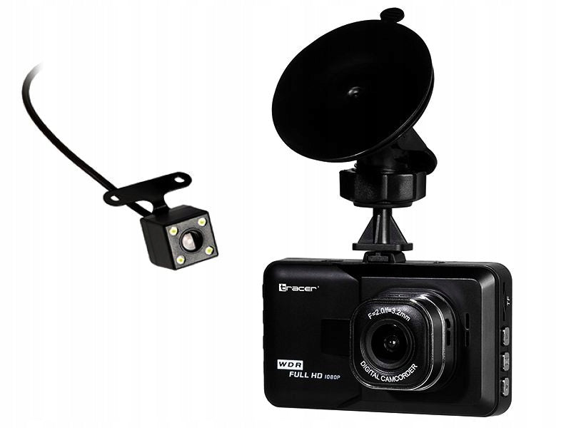 CAR CAMERA DRIVING RECORDER REVERSING CAMERA FRONT REAR Full HD PL EAN (GTIN) 5907512862827