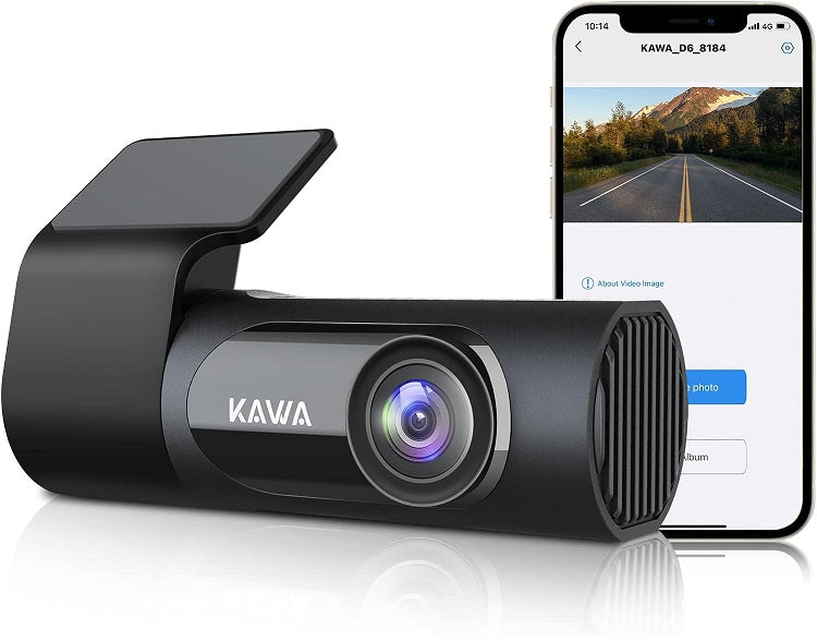 CAR CAMERA DRIVING VIDEO RECORDER 2K COFFEE D6 1440p QHD Dash