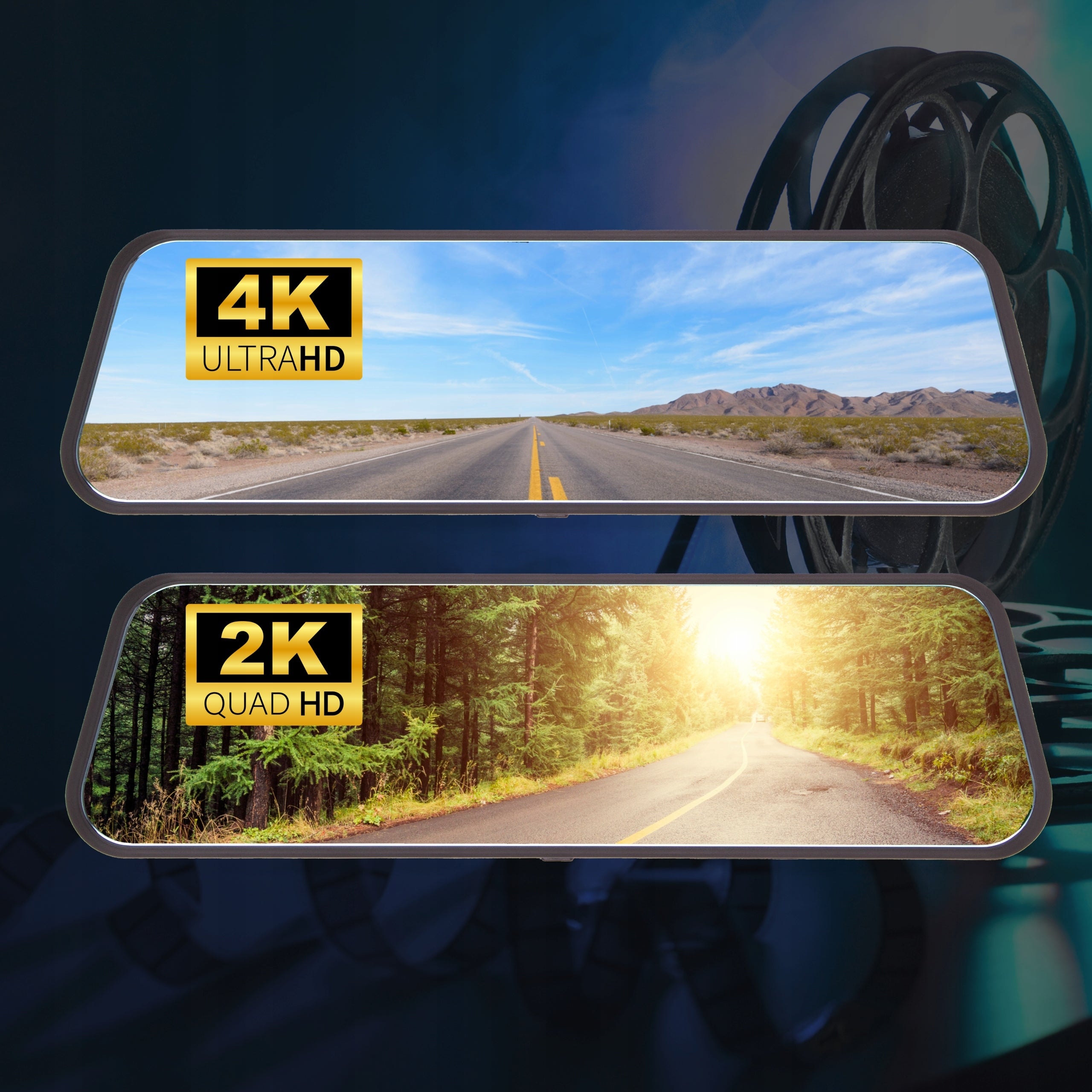 CAR CAMERA FRONT REAR 4K+2K WiFi ADAS VIDEO CAR DVR Brand LEMON