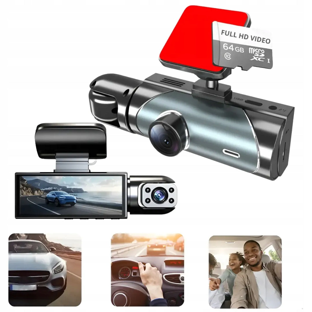 CAR CAMERA FULL HD 1080P DUAL CAMERA VIDEO RECORDER CENTER