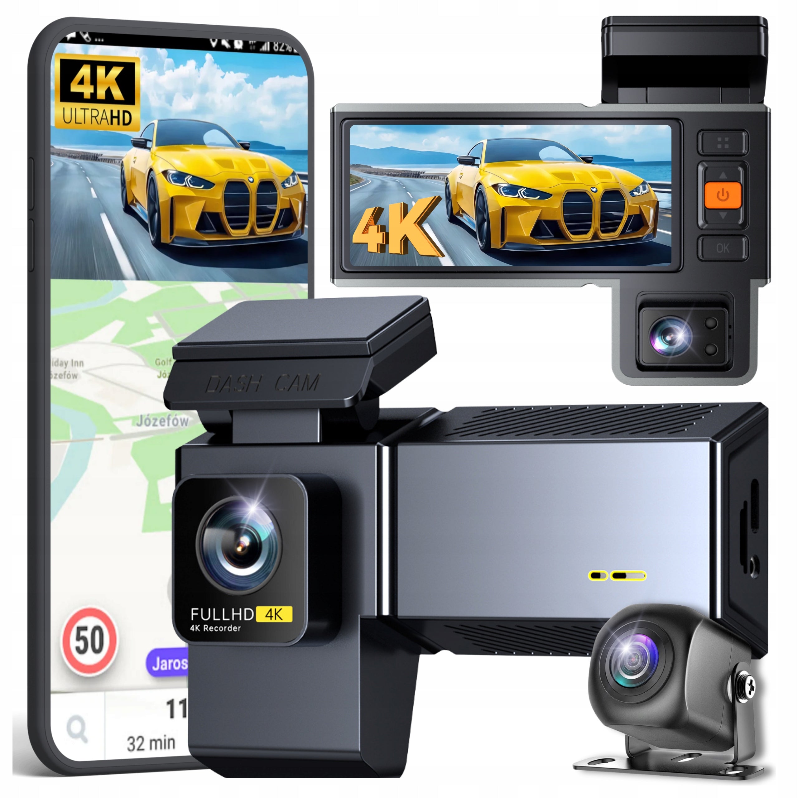 CAR CAMERA VIDEO RECORDER 3 CAMERAS GPS VIDEO DRIVING RECORDER