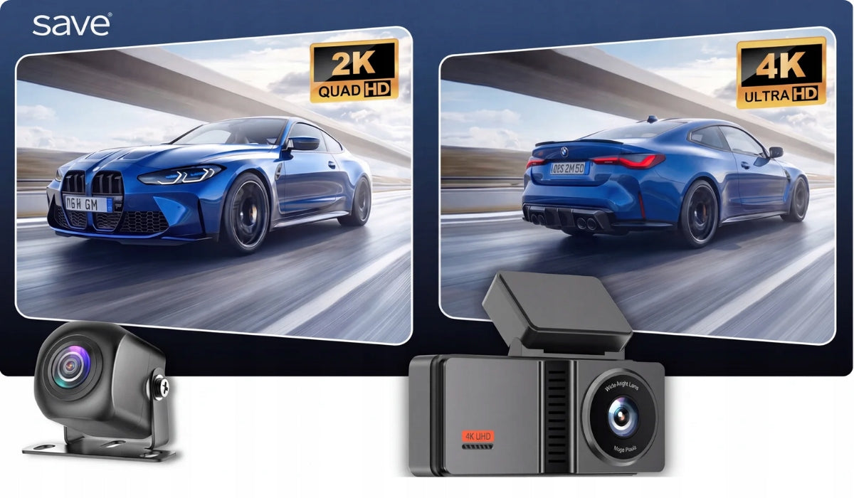 CAR CAMERA VIDEO RECORDER 4K GPS WIFI REVERSING CAMERA MENU PL Manufacturer code Rejestrator jazdy 4K 2K kamera tylnia