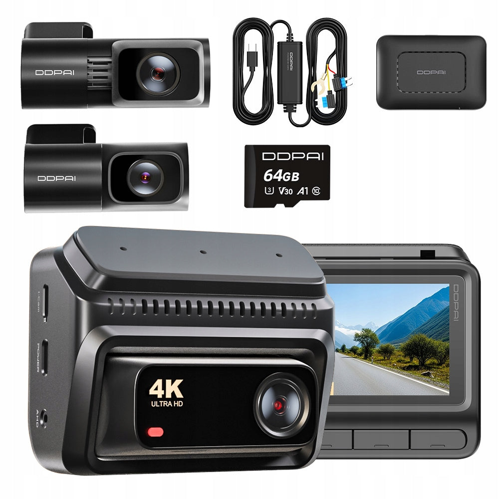 CAR CAMERA VIDEO RECORDER DDPAI Z60T 4K HDR GPS + MODULE 4G +64GB