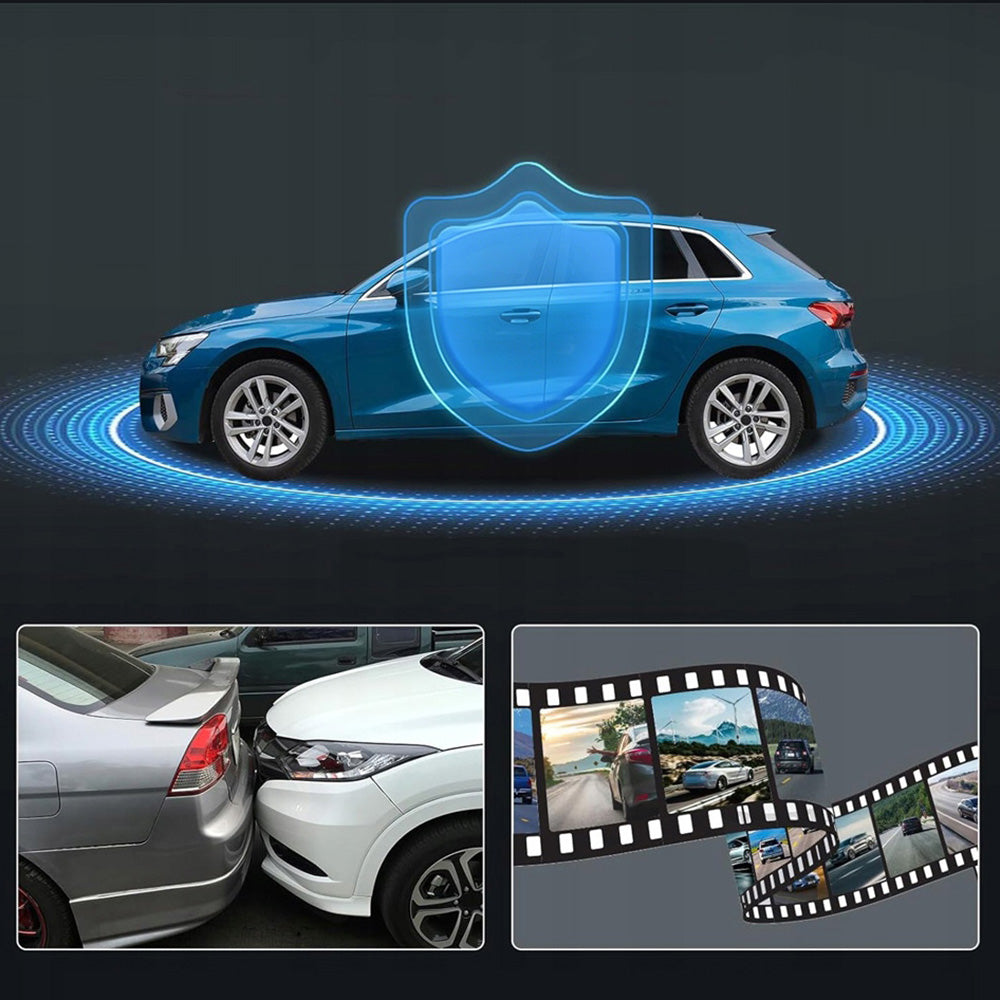 CAR CAMERA WIFI VIDEO RECORDER 140° DRIVING RECORDER CAMERA Memory card included 64 GB