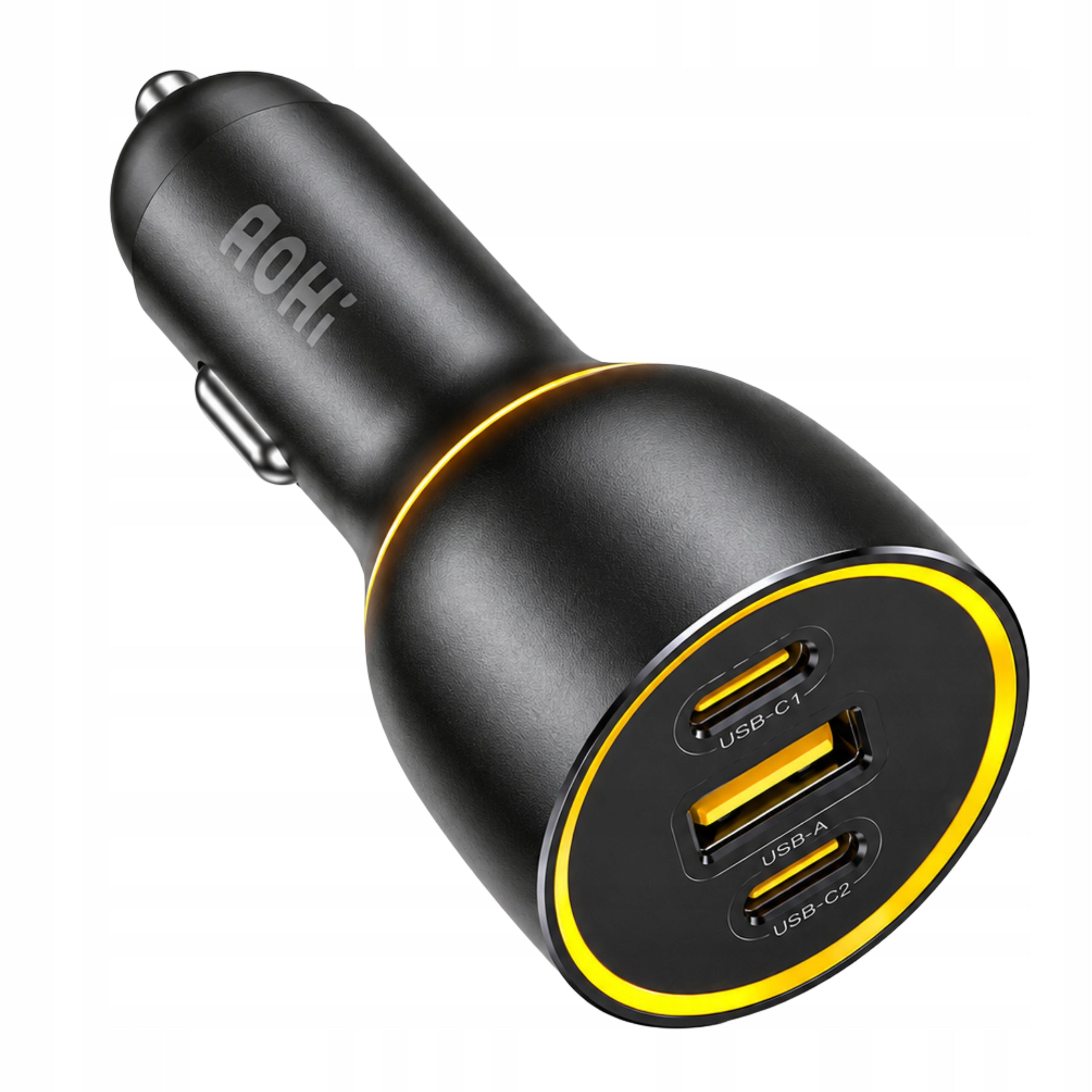 CAR CHARGER 170W AOHi Superauto GaN 3 Ports 2x USB C 1x USB A
