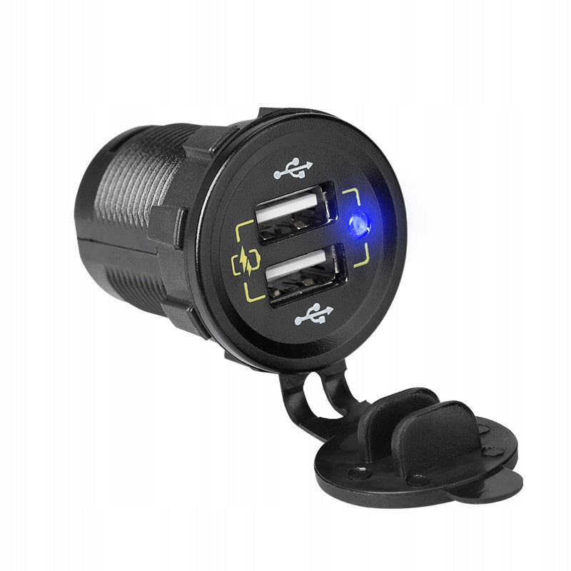CAR CHARGER BUTTERFLY MOTORHOME BOAT 2x USB 3,4A SOCKET 12V 24V EAN (GTIN) 5900804136125