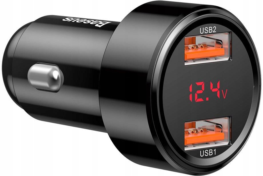 CAR CHARGER Baseus Magic CCMLC20A-01 45W 6A 2x USB-A QC 3.0 LED Manufacturer code RYD005276