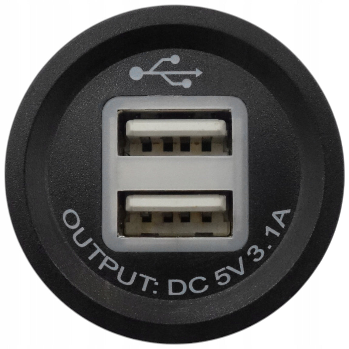 CAR CHARGER FOR BUILT-IN CAR 12V 24V USB 3.1A LED ORANGE Manufacturer code 40982