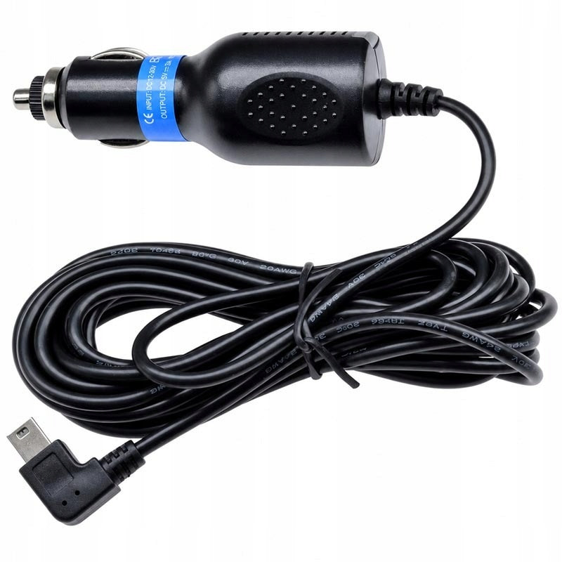 CAR CHARGER FOR CAR CAMERA NAVIGATION MINI USB 12-24V Packaging status original