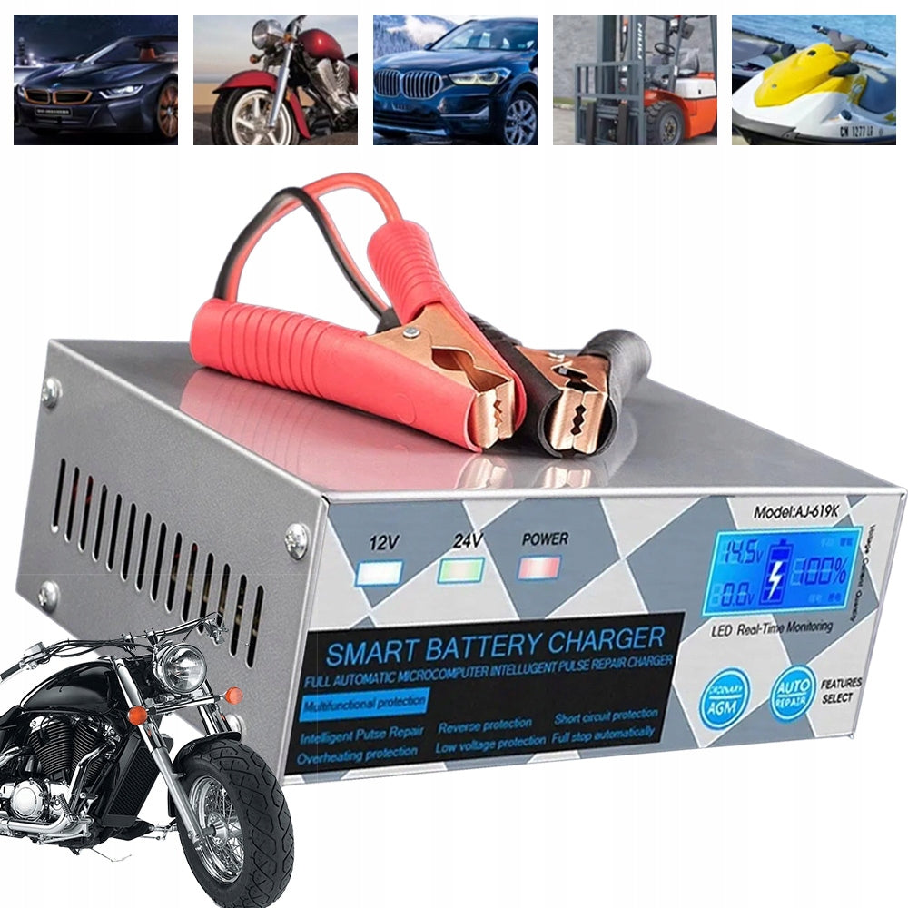 CAR CHARGER FOR Lead Acid 12V 24V 260W CURRENT 20A METAL