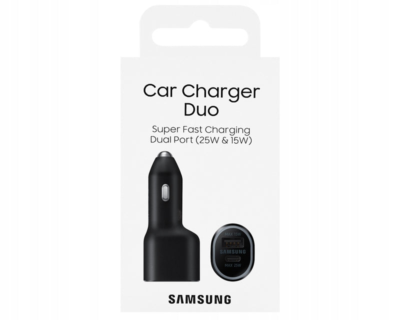 CAR CHARGER SAMSUNG SUPERFAST CHARGE USB-A/USB-C 25W/15W S24 S25 Manufacturer Samsung
