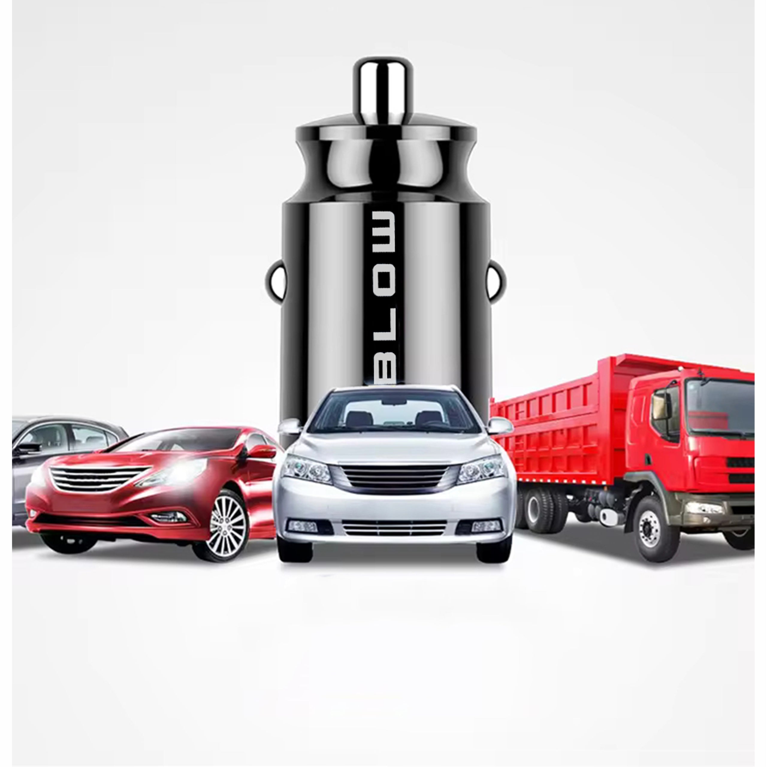 CAR CHARGER SMALL FAST STABLE STRONG 2x USB 12-24V DC Manufacturer code 75-727#