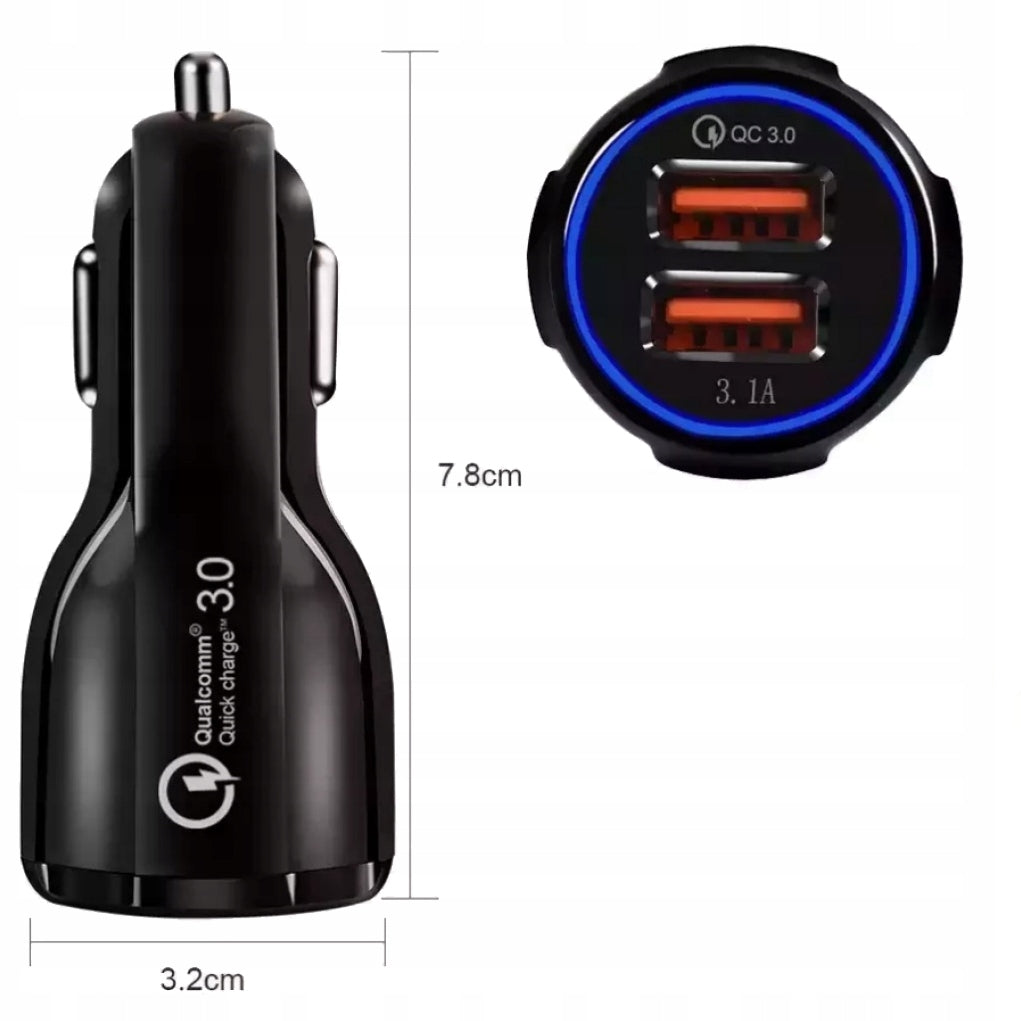 CAR CHARGER and MICRO USB QC FAST CABLE Manufacturer code 7426825367105
