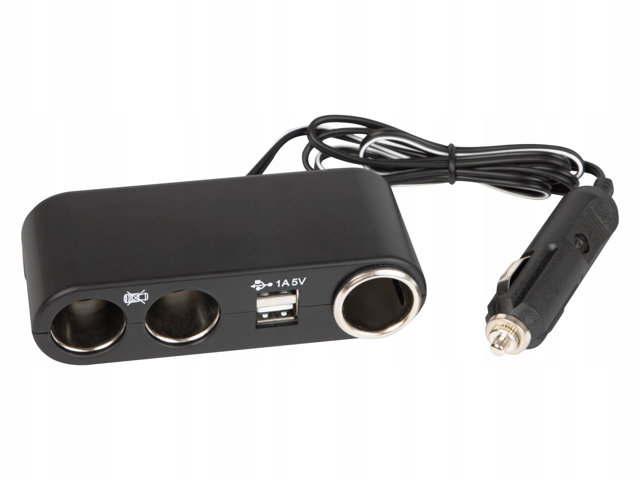 CAR CIGARETTE LIGHTER SPLITTER 3x SOCKETS 12V 24V 2x USB EAN (GTIN) 5900804088608
