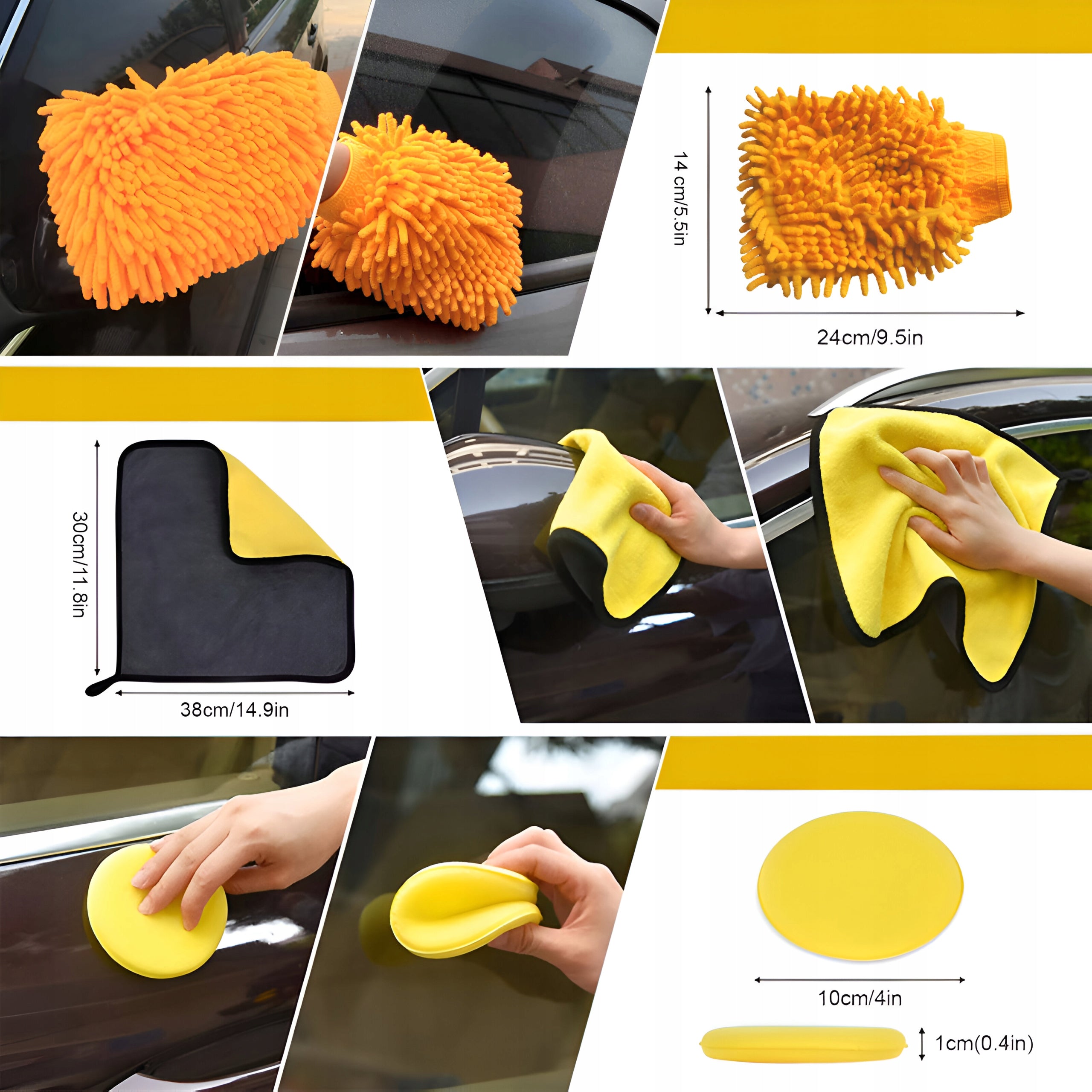 CAR CLEANING DETAILING KIT BRUSH BRUSHES 22 EL EAN (GTIN) 5904158136046