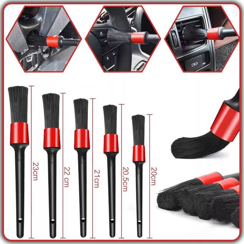 CAR CLEANING DETAILING KIT CAR BRUSHES DETAILING Manufacturer code 19el torba zestaw do detailingu