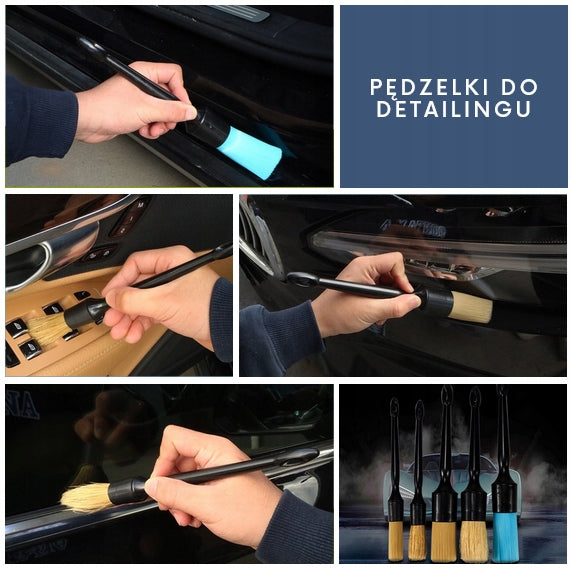 CAR CLEANING DETAILING KIT SLOT BRUSHES DETAILING Manufacturer no brand