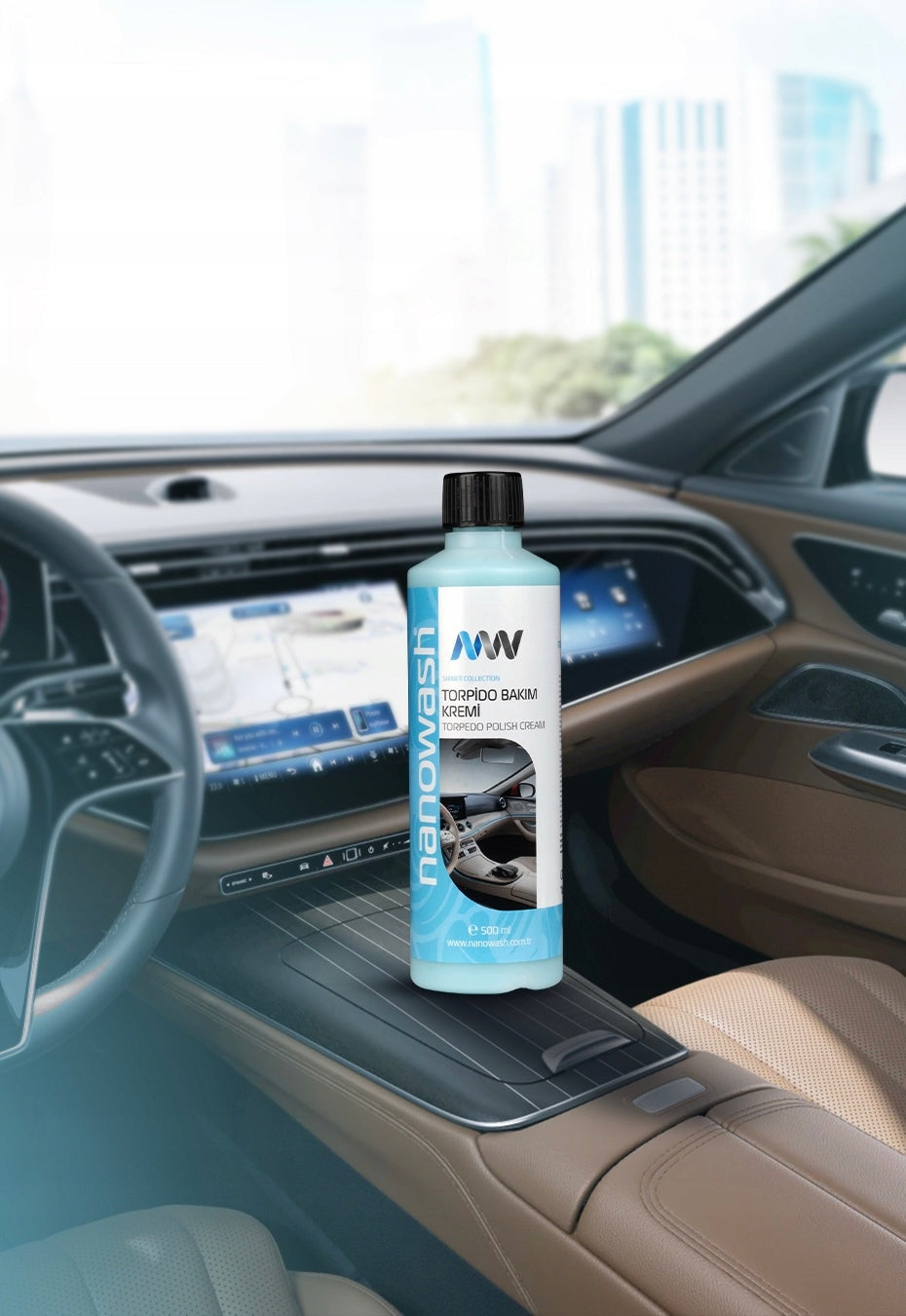 CAR COCKPIT CARE MILK 500 ml NANOWASH Manufacturer Nanowash